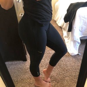 Nike running crops